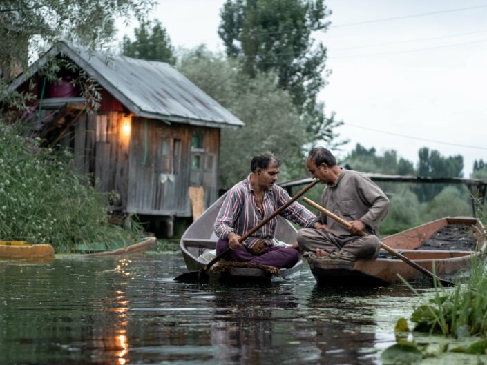 À BORD DU MARCHÉ FLOTTANT DE SRINAGAR